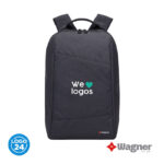 Mochila Machen personalizada con logo corporativo, ideal para campañas empresariales en Chile